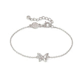 Nomination PETIT SPARKLE Armband aus 925er Silber, dazu mit Cubic Zirkonia verziertes Schmuckelement (040_(Schmetterling))